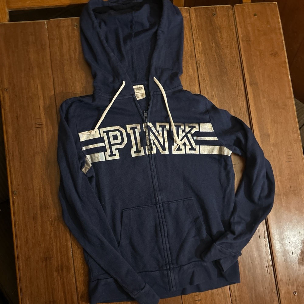 PINK Victoria's Secret Navy Hoodie